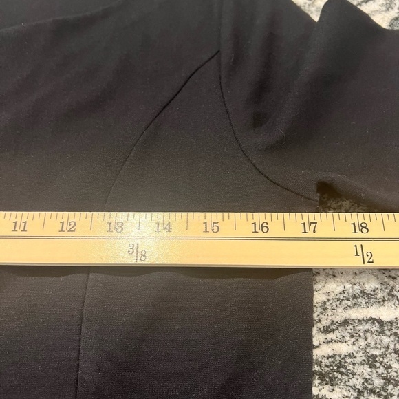 BODEN black shift dress with circles appliqué in tows around the hemline - Picture 9 of 14